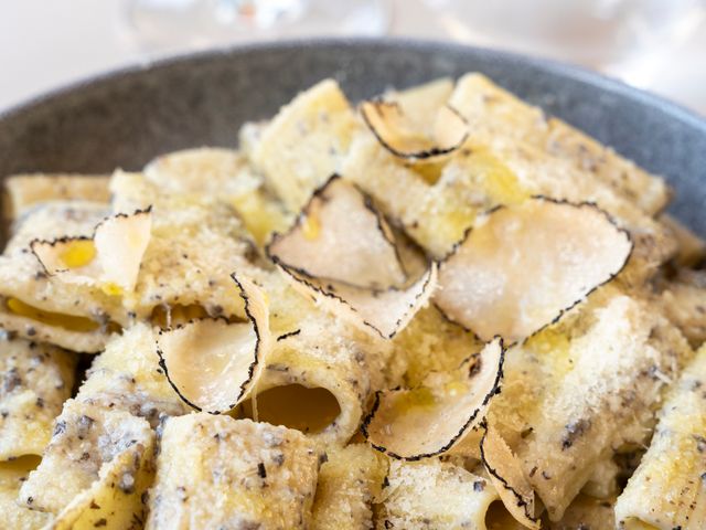Brasserie La Mule du Pape Rigatoni à la truffe blanche d’été, sauce mascarpone truffée.jpg